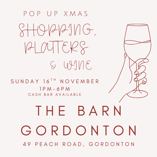 Pop Up Shopping, Platters & Wine - Xmas Edition Tickets