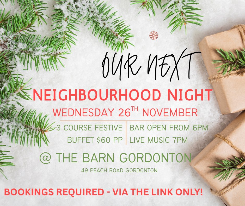 Neighbourhood Night - Festive Buffet @ The Barn